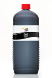 QC HP PSC 380 Uyumlu Yazıcı Mürekkebi 1000ml BK Black Siyah Dye