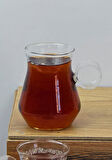 Lore Cam Çay Seti - 6lı Cam Çay Bardağı Takımı - 6 Parça Kulplu Bardak - 175 ML