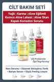Yağlı | Karma | Akne Eğilimli | Kırmızı Akne Lekesi | Akne Skarı | Kapalı Komedon Sorunu SET-116 
