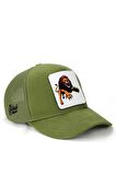 BlackBörk V1 Kids Baseball Aslan - 2 Kod Logolu Unisex Açık Yeşil Çocuk Şapka (Cap)