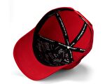 BlackBörk V1 Baseball 7 Numara - 4 Kod Logolu Unisex Kırmızı Şapka (Cap)