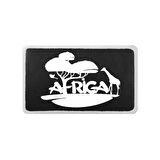 V2  Africa - 2 Kod Logolu Unisex Siyah Bench (Patch)