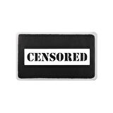 V2  Censored - 2sb Kod Logolu Unisex Siyah Bench (Patch)