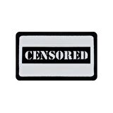 V2  Censored - 1bs Kod Logolu Unisex Beyaz Bench (Patch)