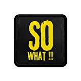 V1 So What - 1 Kod Logolu Unisex Siyah Bench (Patch)