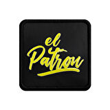 V1 El Patron - 1 Kod Logolu Unisex Siyah Bench (Patch)