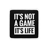 V1  It's Not A Game It's Life - 2sb Kod Logolu Unisex Siyah Bench (Patch)