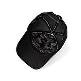 KAAN Lisanslı  Siyah Cordura Kumaş Şapka