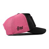 KAAN Lisanslı Siyah-Pembe Cordura Kumaş Şapka