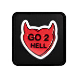 V1 Go Hell - 1 Kod Logolu Unisex Siyah Bench (Patch)