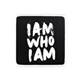 V1 I am Who I am - 1 Kod Logolu Unisex Siyah-Beyaz Bench (Patch)