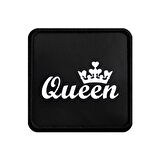 V1  Queen - 2 Kod Logolu Unisex Siyah-Siyah Bench (Patch)