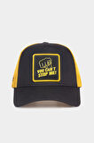  You Can t Stop Me Logolu Siyah-Sarı Trucker Şapka