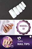 Prodiva 100'lü Kutulu Takma Tırnak - Nail Tips 1 No