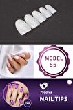 Prodiva 100'lü Kutulu Takma Tırnak - Nail Tips 55 No