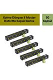 Kahve Dünyası 8 Master Rıstretto Kapsül Kahve x 5 Adet