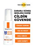 Beymona 50spf+ Çok Yüksek Koruyuculu Yüz ve Vücut Güneş Kremi 100ml