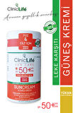 Cliniclife Leke Karşıtı ve Aydınlatıcı Güneş Kremi 50+ SPF