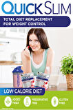 Quick Slim Yüksek Proteinli Öğün Tozu, 30 Öğün Shake + Protein Shaker, Çilek Aromalı