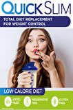 Quick Slim Yüksek Proteinli Öğün Tozu, 30 Öğün Shake + 1 Protein Shaker, Muz&Kurabiye Aromalı