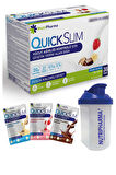 Quick Slim Yüksek Proteinli Öğün Tozu,30 Porsiyon, Mix Kutu, Shaker Hediye