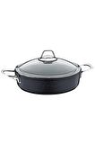 OLİKA TEK SK3004 SİYAH İNCİ 30 CM KISA TENCERE