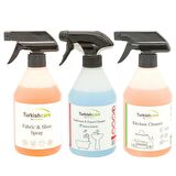Temizlik Seti 3 LÜ Ayakkabı , Kumaş , Banyo , Mutfak Leke Sökücü 500 ML 