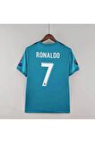 Ronaldo Efsane Real Madrid 2017/2018 Şampiyonlar Ligi Yeşilli-Turkuaz Forması