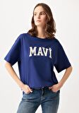 Mavi Logo Baskılı Lacivert Tişört 1600843-70722
