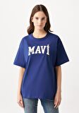 Mavi Logo Baskılı Lacivert Tişört 1600843-70722