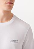 Mavi Logo Baskılı Beyaz Basic Tişört 0610360-620