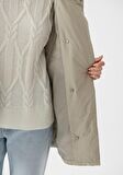 Mavi Kapüşonlu Gri Parka 1110045-70154