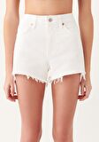 Mavi Rosie Beyaz 90s Jean Şort 1447481358
