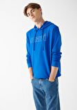 Mavi Logo Baskılı Mavi Sweatshirt 065606-70913