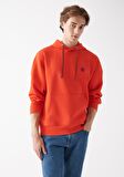 Mavi Kapüşonlu Kırmızı Sweatshirt 065809-70481