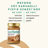 Wefood Süt Karamelli Fıstık Ezmesi 300 gr