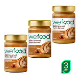 Wefood Süt Karamelli Fıstık Ezmesi 300 gr 3'lü