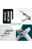 Ocean Solingen Metal Kutuda Lüx 3'lü Tırnak Makası Seti ASU-222