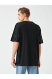 Oversize Ninja Baskılı Tişört