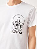 Koton Erkek Slim Fit Baskılı Tişört