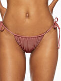Bikini Altı Büzgülü Yanları Bağlama Detaylı