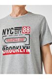 Koton Erkek NYC Baskılı Tişört  