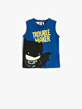 Batman Baskılı Lisanslı Atlet Pamuklu