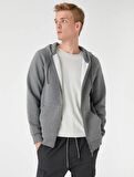 Koton Erkek Fermuarlı Kapşonlu Sweatshirt