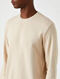 Koton Erkek Bisiklet Yaka Basic Sweatshirt