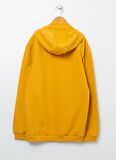 Koton Hardal Erkek Çocuk Kapüşonlu Uzun Kollu Baskılı Sweatshirt 3WKB10267TK