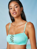 Bikini Üstü İnce Askılı Biye Detaylı