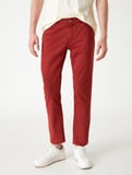 Basic Gabardin Pantolon Düğmeli