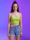 İnce Askılı Crop Büstiyer