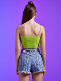 İnce Askılı Crop Büstiyer